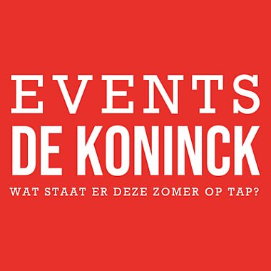 Wat staat er deze zomer op tap bij de Koninck?
